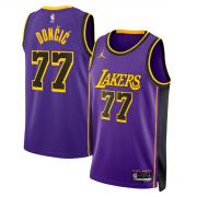 Unisex Los Angeles Lakers Luka Dončić Jordan Purple Statement Edition Swingman Jersey