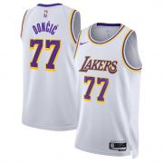 Youth Los Angeles Lakers Luka Dončić Nike White Association Edition Swingman Jersey