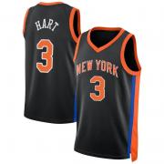 Unisex New York Knicks Josh Hart Nike Black 2022 City Edition Swingman Jersey