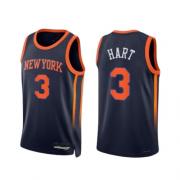 Unisex New York Knicks Josh Hart Jordan Navy Statement Edition Swingman Jersey
