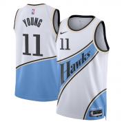 Unisex Atlanta Hawks Trae Young Nike White 2024 City Edition Swingman Jersey