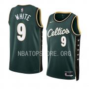 Unisex Boston Celtics Derrick White Nike Green 2022 City Edition Swingman Jersey