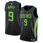 Unisex Boston Celtics Derrick White Nike Green 2024 City Edition Swingman Jersey