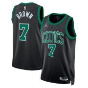 Unisex Boston Celtics Jaylen Brown Jordan Black Statement Edition Swingman Jersey
