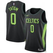 Unisex Boston Celtics Jayson Tatum Nike Black 2024 City Edition Swingman Jersey