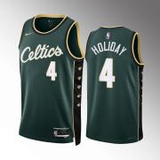 Unisex Boston Celtics Jrue Holiday Nike Green 2022 City Edition Swingman Jersey