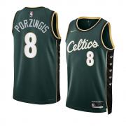 Unisex Boston Celtics Kristaps Porzingis Nike Green 2022 City Edition Swingman Jersey