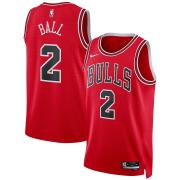 Unisex Chicago Bulls Lonzo Ball Nike Red Icon Edition Swingman Jersey