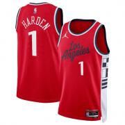 Unisex LA Clippers James Harden Jordan Red Statement Edition Swingman Jersey