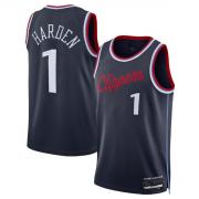 Unisex LA Clippers James Harden Nike Navy Icon Edition Swingman Jersey