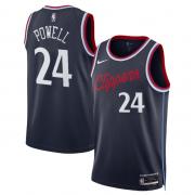 Unisex LA Clippers Norman Powell Nike Navy Icon Edition Swingman Jersey