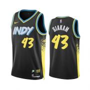 Unisex Indiana Pacers Pascal Siakam Nike Black 2023 City Edition Swingman Jersey