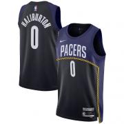 Unisex Indiana Pacers Tyrese Haliburton Nike Navy 2022 City Edition Swingman Jersey