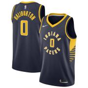 Unisex Indiana Pacers Tyrese Haliburton Nike Navy Swingman Jersey - Icon Edition