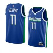 Unisex Dallas Mavericks Kyrie Irving Nike Blue 2022 City Edition Swingman Jersey