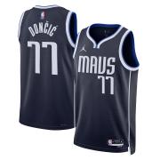 Unisex Dallas Mavericks Luka Dončić Jordan Navy Statement Edition Swingman Jersey