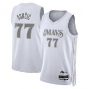 Unisex Dallas Mavericks Luka Dončić Nike White 2024 City Edition Swingman Jersey