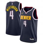 Unisex Denver Nuggets Russell Westbrook Nike Navy Icon Edition Swingman Jersey