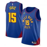 Unisex Denver Nuggets Nikola Jokic Jordan Blue Statement Edition Swingman Jersey