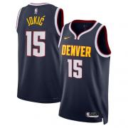 Unisex Denver Nuggets Nikola Jokic Nike Navy Icon Edition Swingman Jersey