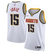 Unisex Denver Nuggets Nikola Jokic Nike White Association Edition Swingman Jersey