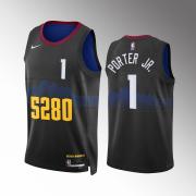 Unisex Denver Nuggets Michael Porter Jr Nike Black 2023 City Edition Swingman Jersey