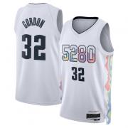 Unisex Denver Nuggets Aaron Gordon Nike White 2024 City Edition Swingman Jersey