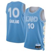 Unisex Cleveland Cavaliers Darius Garland Nike Blue 2024 City Edition Swingman Jersey