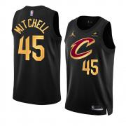Unisex Cleveland Cavaliers Donovan Mitchell Jordan Black Statement Edition Swingman Jersey