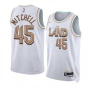 Unisex Cleveland Cavaliers Donovan Mitchell Nike White 2022 City Edition Swingman Jersey