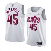 Unisex Cleveland Cavaliers Donovan Mitchell Nike White Association Edition Swingman Jersey