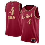 Unisex Cleveland Cavaliers Evan Mobley Nike Wine 2023 City Edition Swingman Jersey