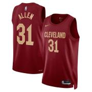 Unisex Cleveland Cavaliers Jarrett Allen Nike Wine Icon Edition Swingman Jersey