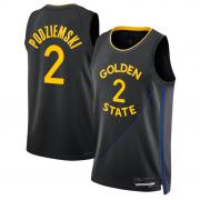 Unisex Golden State Warriors Brandin Podziemski Jordan Black Statement Edition Swingman Jersey