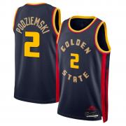 Unisex Golden State Warriors Brandin Podziemski Nike Navy 2024 City Edition Swingman Jersey