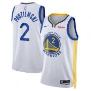 Unisex Golden State Warriors Brandin Podziemski Nike White Association Edition Swingman Jersey