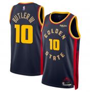 Unisex Golden State Warriors Jimmy Butler Nike Navy 2024 City Edition Swingman Jersey