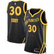 Unisex Golden State Warriors Stephen Curry Nike Black 2023 City Edition Swingman Jersey