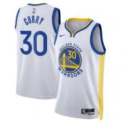 Unisex Golden State Warriors Stephen Curry Nike White Association Edition Swingman Jersey