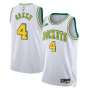 Unisex Houston Rockets Jalen Green Nike White Classic Edition Swingman Jersey