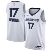 Unisex Memphis Grizzlies Yuki Kawamura Nike White Association Edition Swingman Jersey