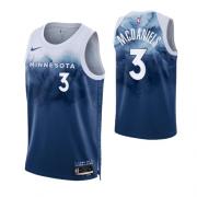 Unisex Minnesota Timberwolves Jaden McDaniels Nike Blue City Edition Swingman Jersey