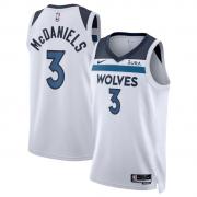 Unisex Minnesota Timberwolves Jaden McDaniels Nike White Association Edition Swingman Jersey