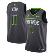Unisex Minnesota Timberwolves Naz Reid Jordan Brand Charcoal Statement Edition Swingman Jersey