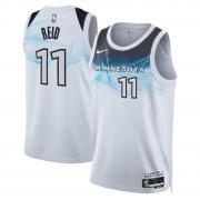 Unisex Minnesota Timberwolves Naz Reid Nike White 2024 City Edition Swingman Jersey