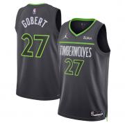 Unisex Minnesota Timberwolves Rudy Gobert Jordan Brand Charcoal Statement Edition Swingman Jersey