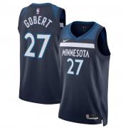 Unisex Minnesota Timberwolves Rudy Gobert Nike Navy Icon Edition Swingman Jersey