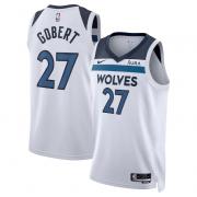 Unisex Minnesota Timberwolves Rudy Gobert Nike White Association Edition Swingman Jersey