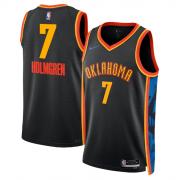 Unisex Oklahoma City Thunder Chet Holmgren Nike Navy 2024 City Edition Swingman Jersey