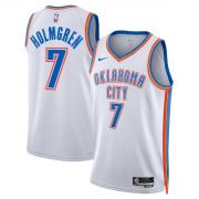 Unisex Oklahoma City Thunder Chet Holmgren Nike White Association Edition Swingman Jersey